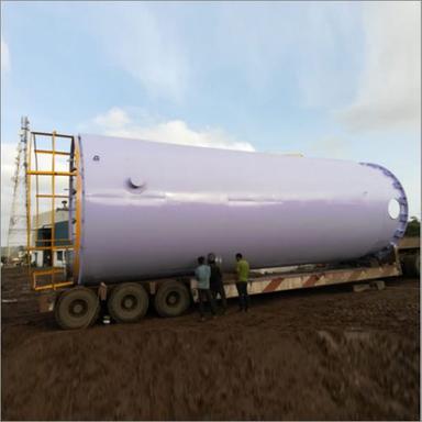 Grey Vertical Ammonia Storage Tank