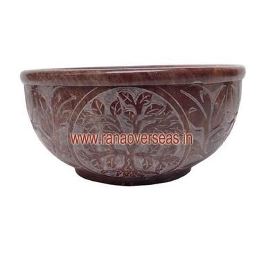Sopastone Hand Carved Natural Stone Bowl