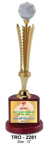 Designer Crystal Trophy