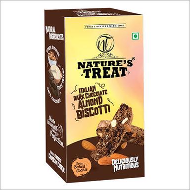  इटैलियन डार्क चॉकलेट बादाम बिस्कुटी पैक का साइज़: 60 ग्राम
