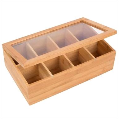 Natural Wooden Spice Box