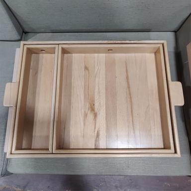 Natural Solid Wooden Serving Tray