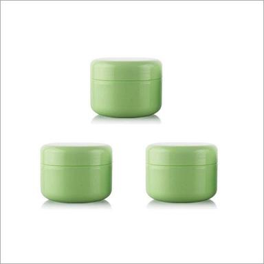 Green 25 Gram Plastic Cream Jar