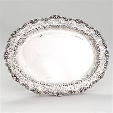 Silver Antique Decorate Tray