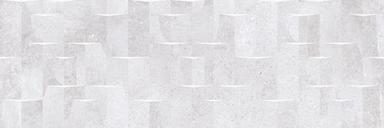 Grays Atomic Bianco Decor Ceramic Wall Tiles 300X900Mm