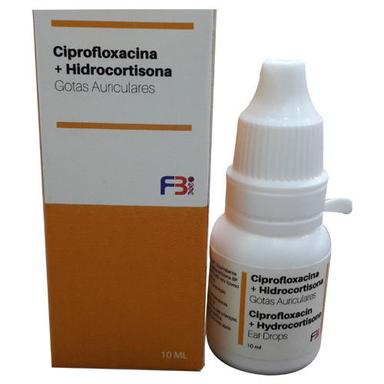  सिप्रोफ्लोक्सासिन + हाइड्रोकार्टिसोन इयर ड्रॉप्स आयु समूह: वयस्क