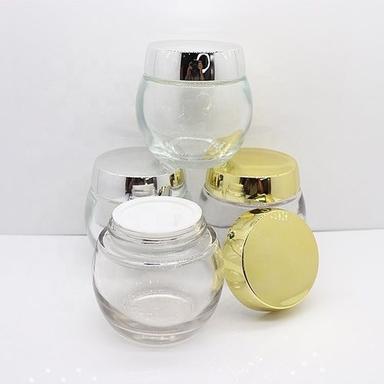 Cosmetics Glass Jar Capacity: 30 And 50 Ml Milliliter (Ml)