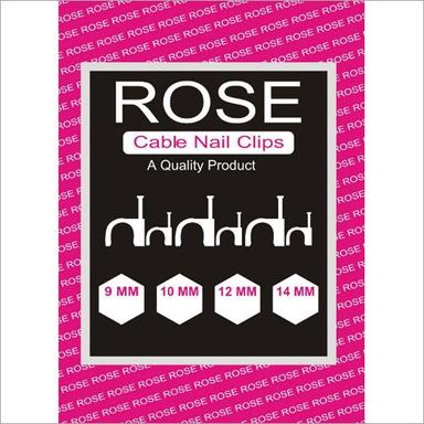 Plastic 25 Mm Cable Nail Clips