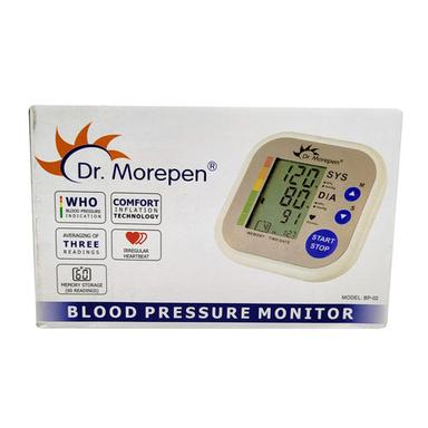 White Dr. Morepen Blood Pressure Monitor