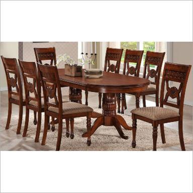 8 Chair Wooden Dining Table Indoor Furniture