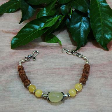 Health Gemstone Yellow Aventurine & Rudraksha Bracelet