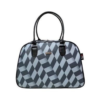 Grey Zigzag  Duffle Bag Capacity: 25 Liter/Day