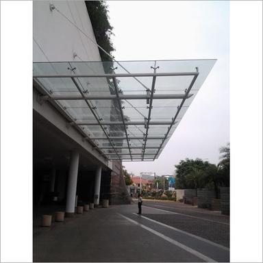 Aluminium Industrial Glass Canopy