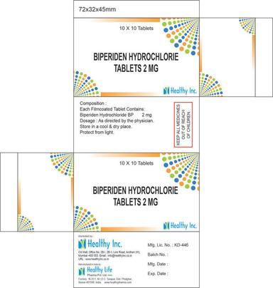 Biperiden Tablets Generic Drugs