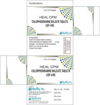 Cholrpheniramine Tablets Generic Drugs