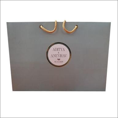 Personalized Paper Bag - Color: Grey