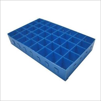 Blue Polypropylene Corrugated Partition Box