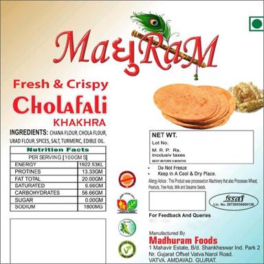 It'S Healthy Product Fresh And Crispy Chorafali Khakhra