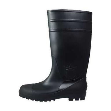 Black 6X10 Pvc Tejas Safety Gumboot