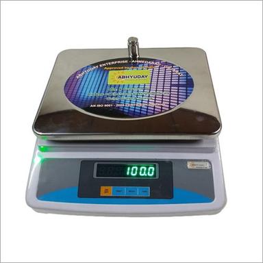 Stainless Steel Silver Table Top Weighing Scale