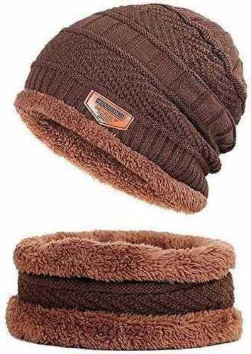 Winter Woolen Beanie Knit Skull Hats Size: Free