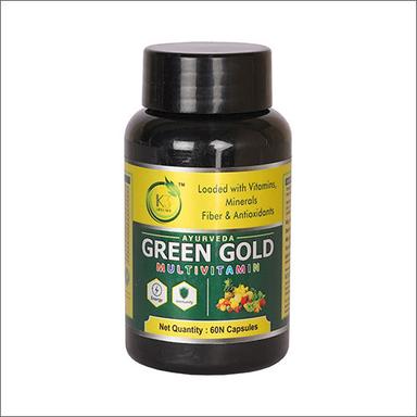 Ayurvedic Green Gold Multivitamin Capsules Loaded With Vitamins Minerals Fiber And Antioxidants Age Group: Suitable For All Ages