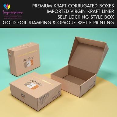 Imported Kraft Corrugated Boxes - Shape: Rectangular