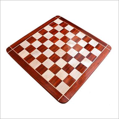 Multicolor 21 Inch 55 Mm Blood Red Bud Rose Wood Wooden Chess Board With Rounded Edge