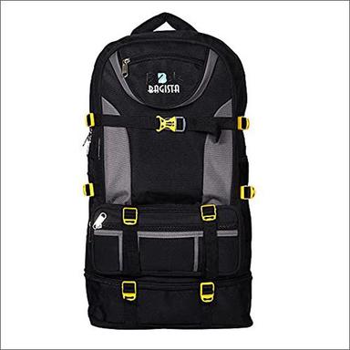 Black Polyester Trekking Bag