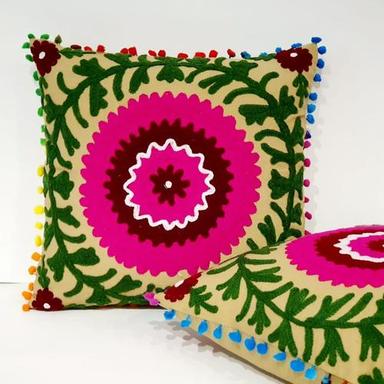 Hand Block Suzani Cushion Covers Dimensions: 16*16 Inch (In)