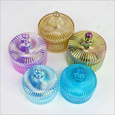 Svkd Glass Colourful Candy Jar Density: 250 Gram Per Millilitre (G/Ml)