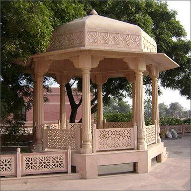 Pink Sandstone Garden Gazebo