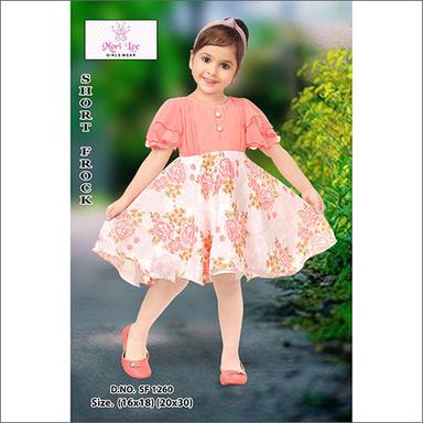 Girls Designer Short Frock Age Group: Kids