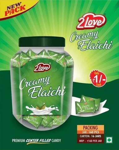 Creamy Elaichi Candies - Pack Size: 16 Container In1 Carton