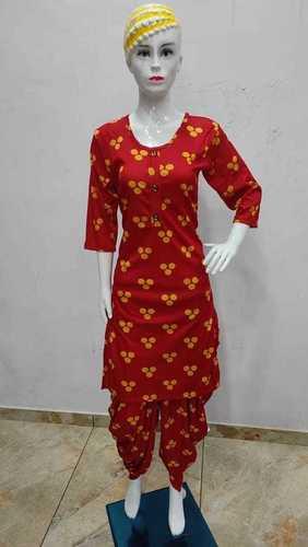Red Ladies Suit Salwar