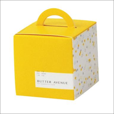 Paper Cake Packaging Box With Handle
