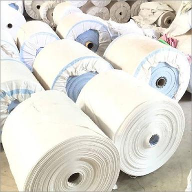 White Woven Fabric Roll