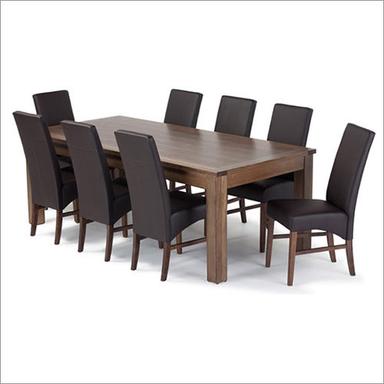 Durable 8 Seater Wooden Dining Table Set