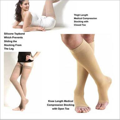 Rubber Medical Compression Stockings
