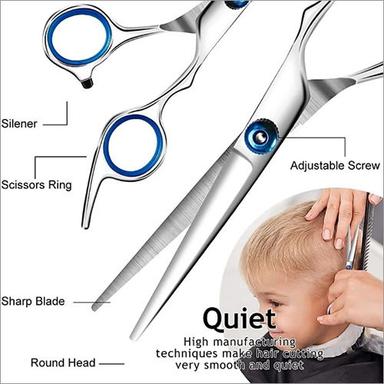 Silver Stainless Steel Hair Cutting Scissors