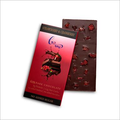 Sweet Pack Of 2 Strawberry And Cranberry Dark Chocolate