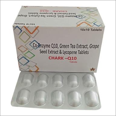 Co- Enzyme Q10, Green Tea Extract, Grape Seed Extract And Lycopene Tablets General Medicines