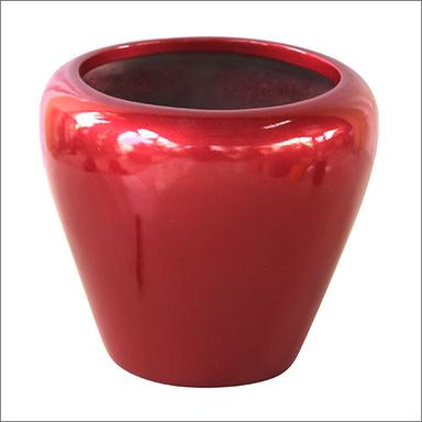 Apple L Red Ceramic Planter