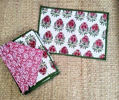 Cotton Hand Block Print Table Mats