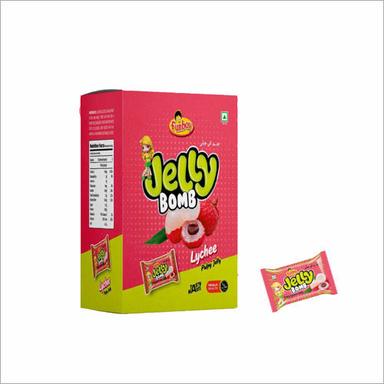 Candy Lychee Flavoured Center Filled Jelly