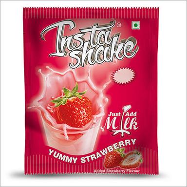 Brown Strawberry Flavour Milk Shake Powder