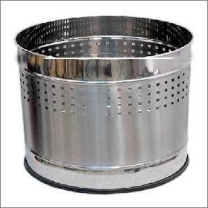 Silver Steel Perforated Planter