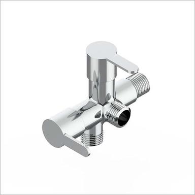 Stainless Steel Brass Flora 2 Way Angle Valve With Wall Flange