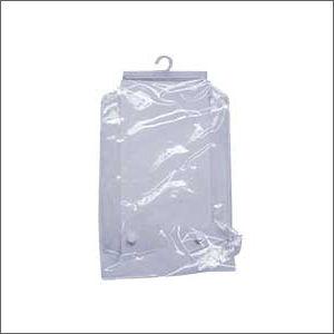  हैंगर के साथ पारदर्शी प्लास्टिक बैग 