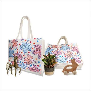 Multicolor Fancy Canvas Shopping Bag